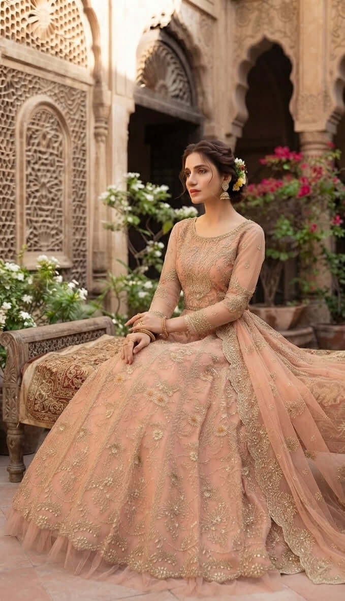 Pinky Crystal — Handcrafted Crystal Lehenga Choli & Maxi | Formal & Festive