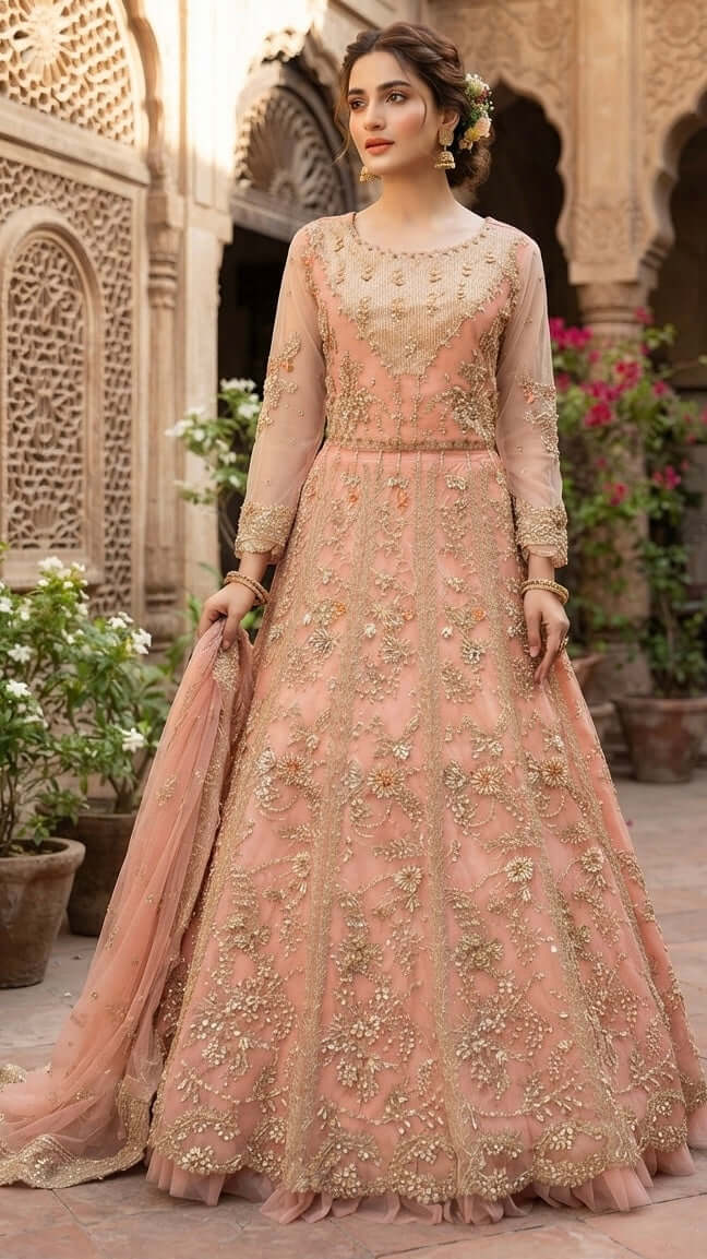 Pinky Crystal — Handcrafted Crystal Lehenga Choli & Maxi | Formal & Festive