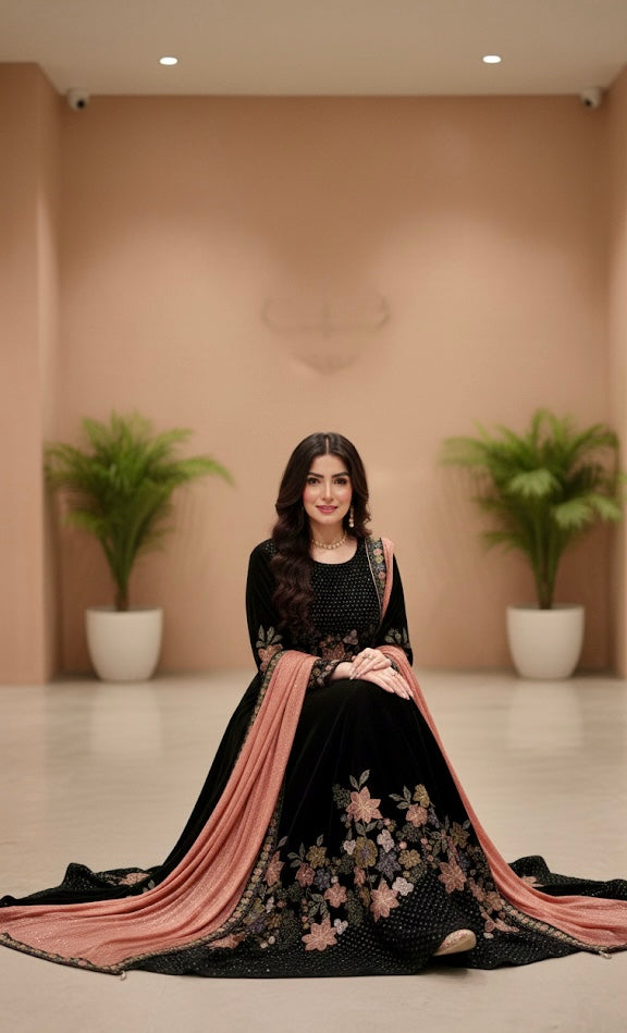 Velvet Flowery MW-4001 - Maysoon