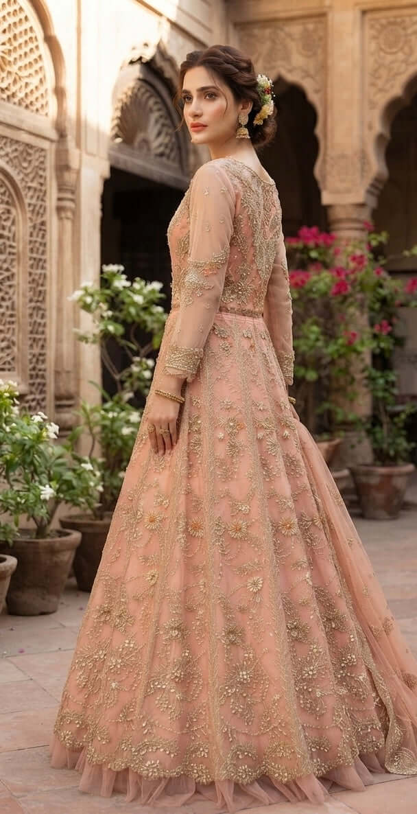 Pinky Crystal — Handcrafted Crystal Lehenga Choli & Maxi | Formal & Festive