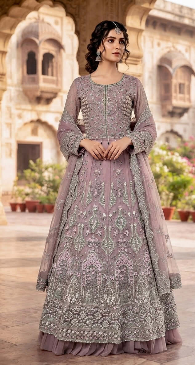 Shaam-e-Gulnaar Mauve