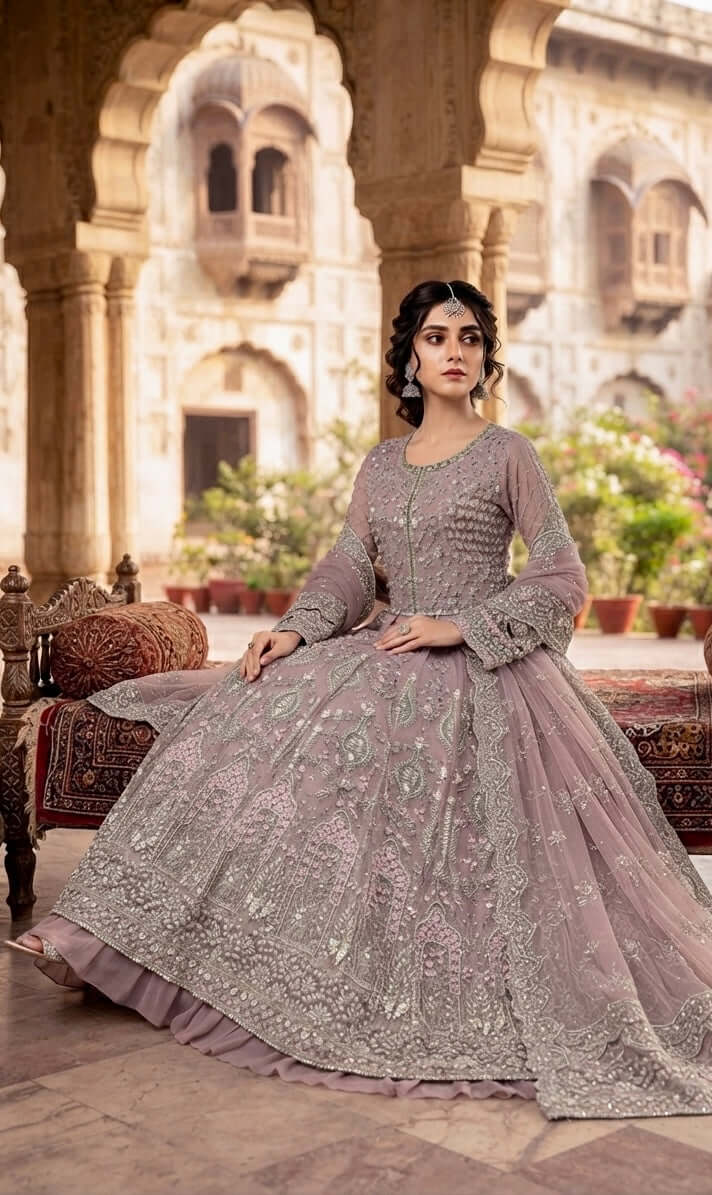Shaam-e-Gulnaar Mauve