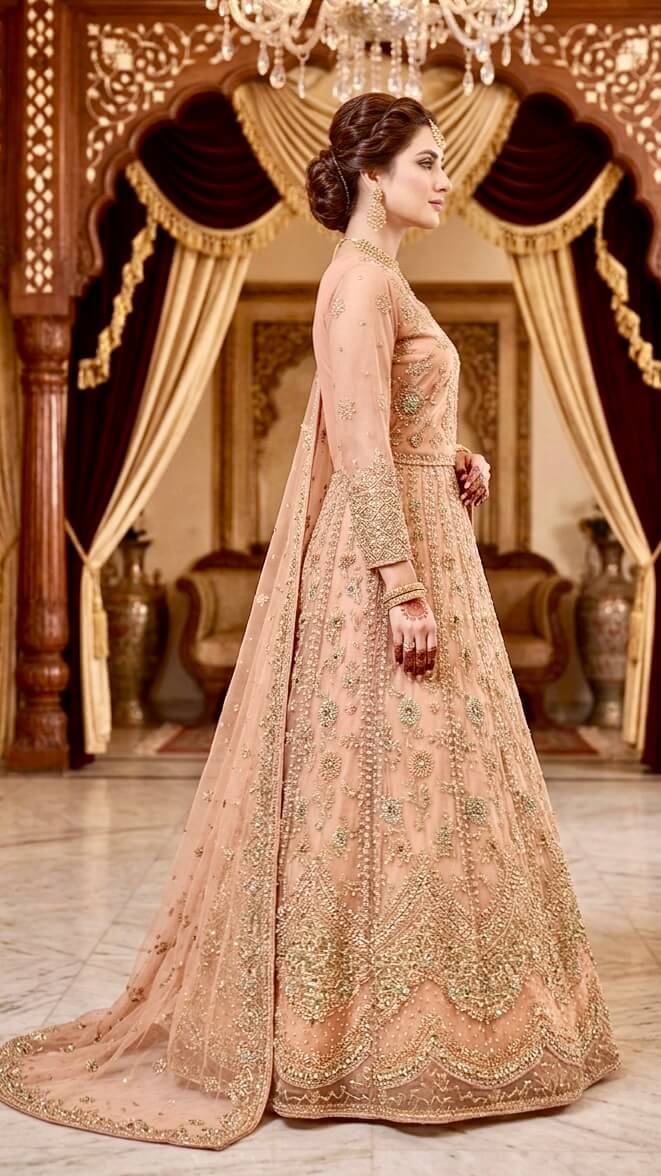 Zar-e-Gulbahar Peach MR-902