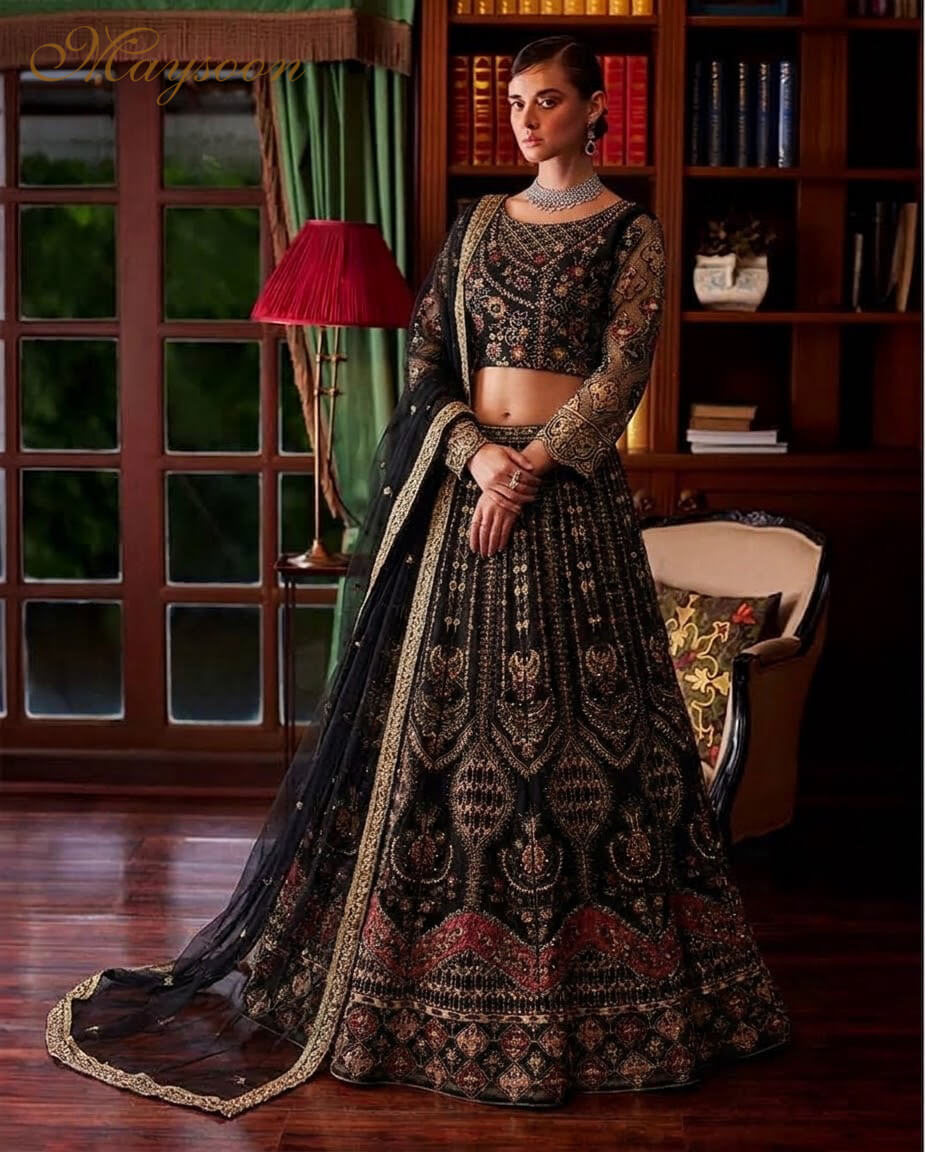 Shab-e-Zar Black MR-917